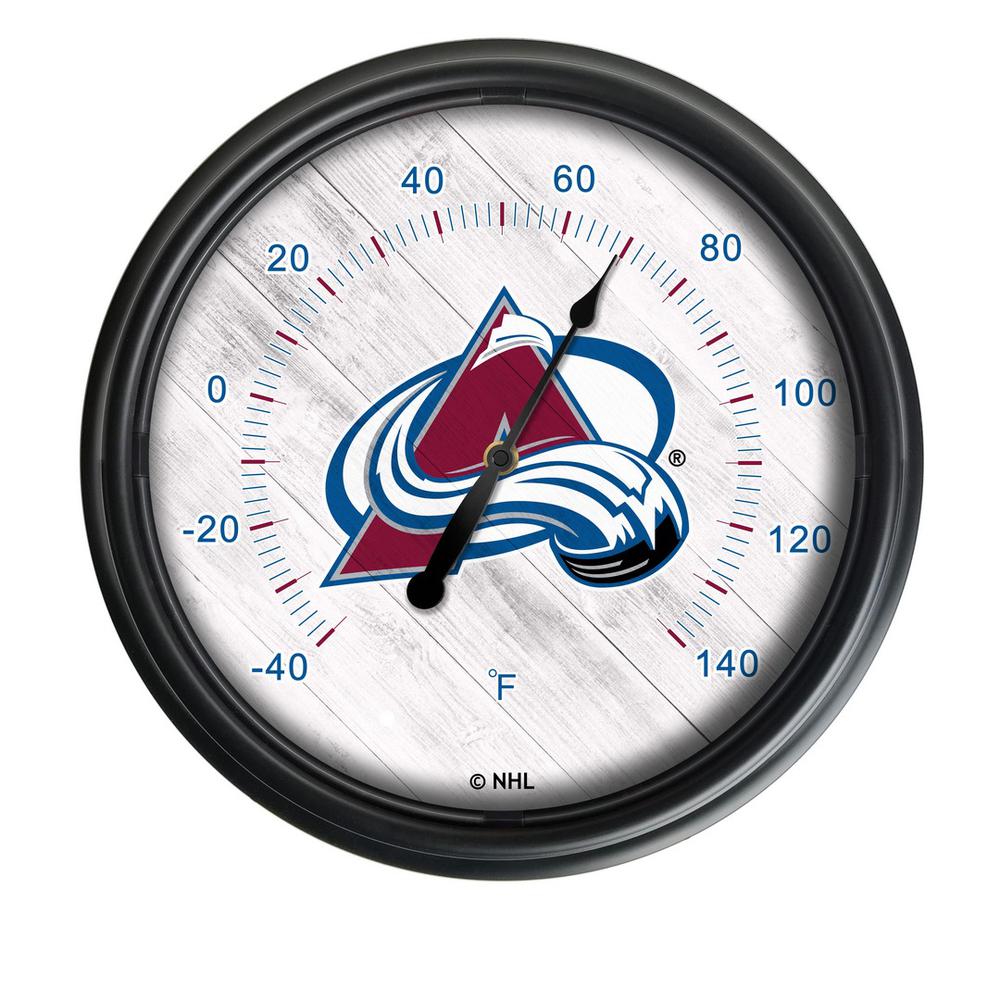Colorado Avalanche Indoor/Outdoor LED Thermometer. Picture 1