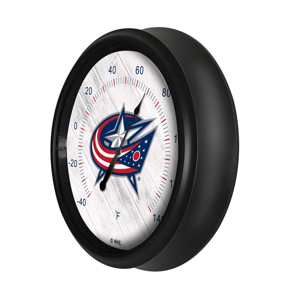 Columbus Blue Jackets Indoor/Outdoor LED Thermometer. Picture 2