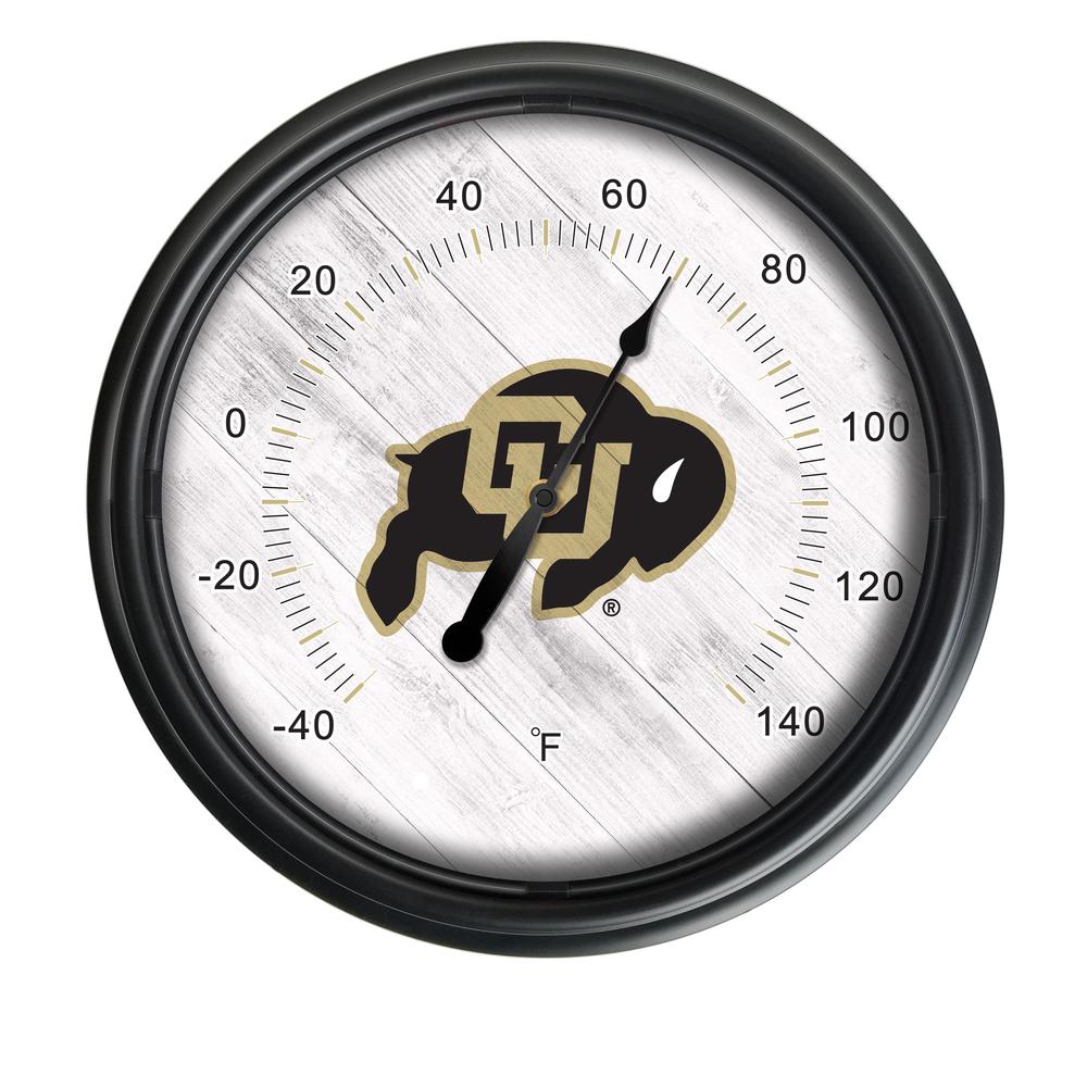 University of Colorado Indoor/Outdoor LED Thermometer. Picture 1