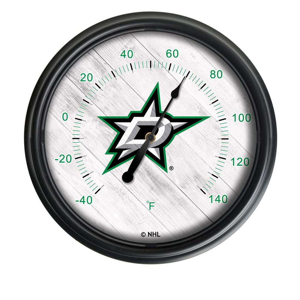 Dallas Stars Indoor/Outdoor LED Thermometer. Picture 1