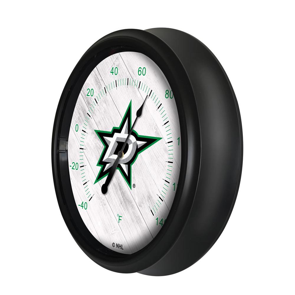 Dallas Stars Indoor/Outdoor LED Thermometer. Picture 2