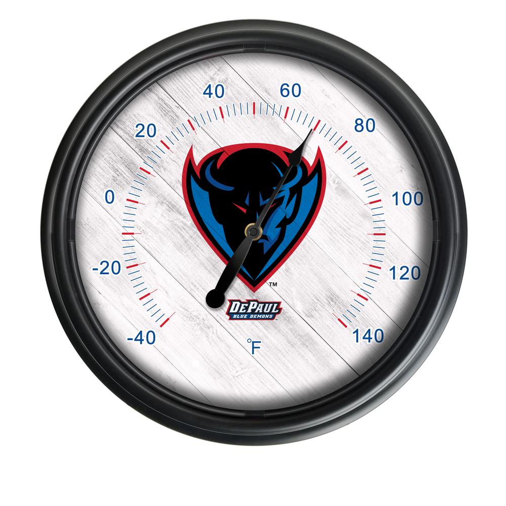 DePaul University Indoor/Outdoor LED Thermometer. Picture 1