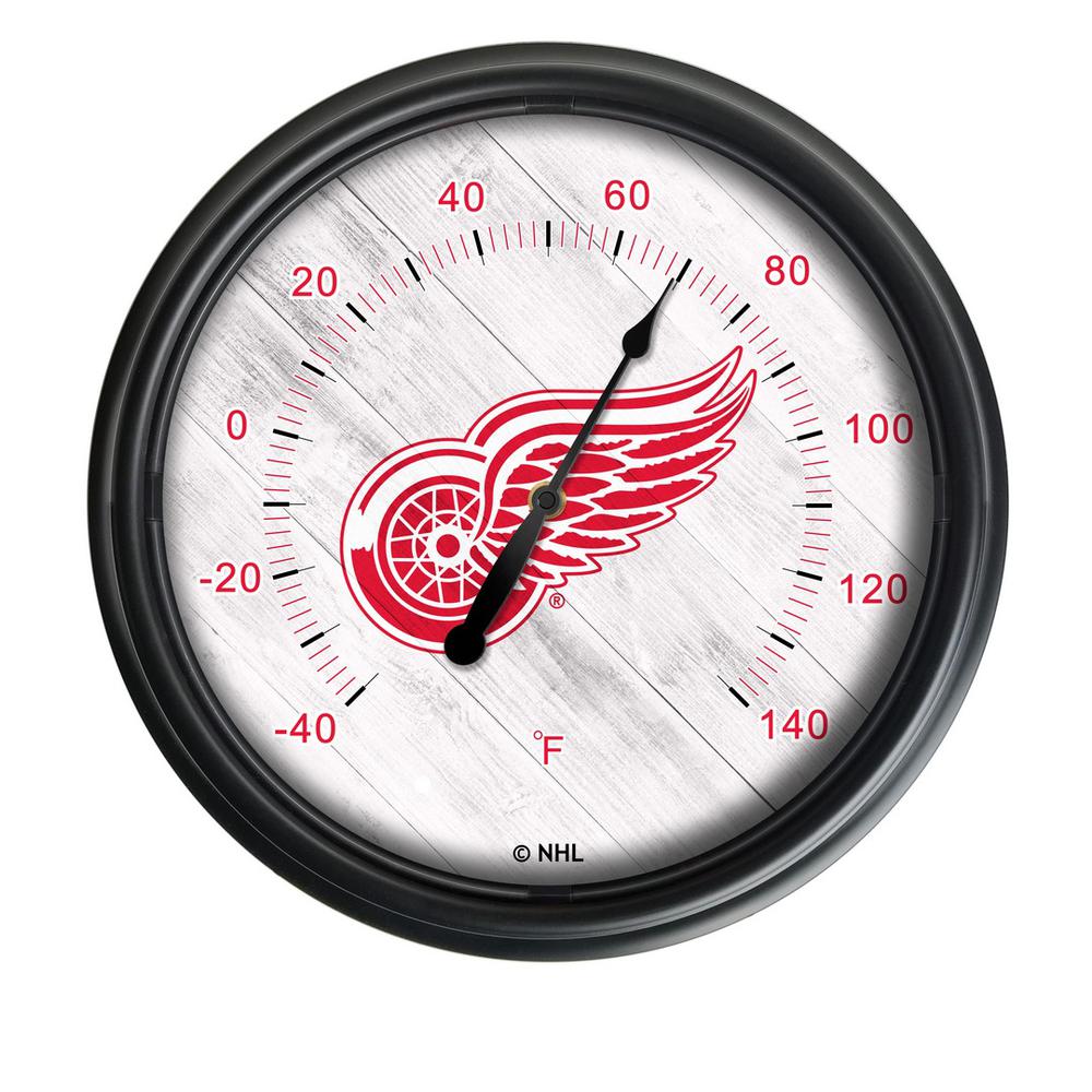 Detroit Red Wings Indoor/Outdoor LED Thermometer. Picture 1