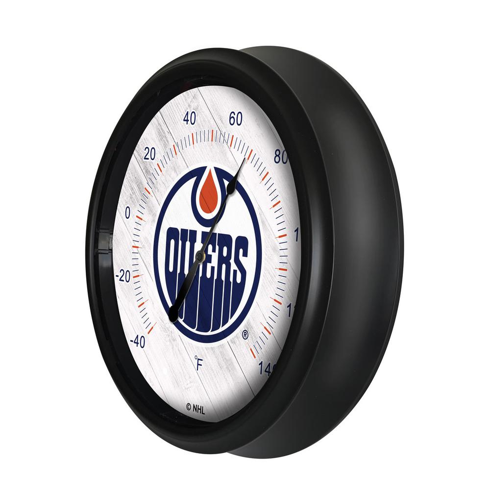 Edmonton Oilers Indoor/Outdoor LED Thermometer. Picture 2