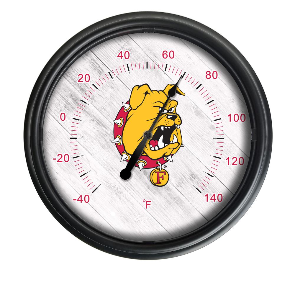 Ferris State University Indoor/Outdoor LED Thermometer. Picture 1
