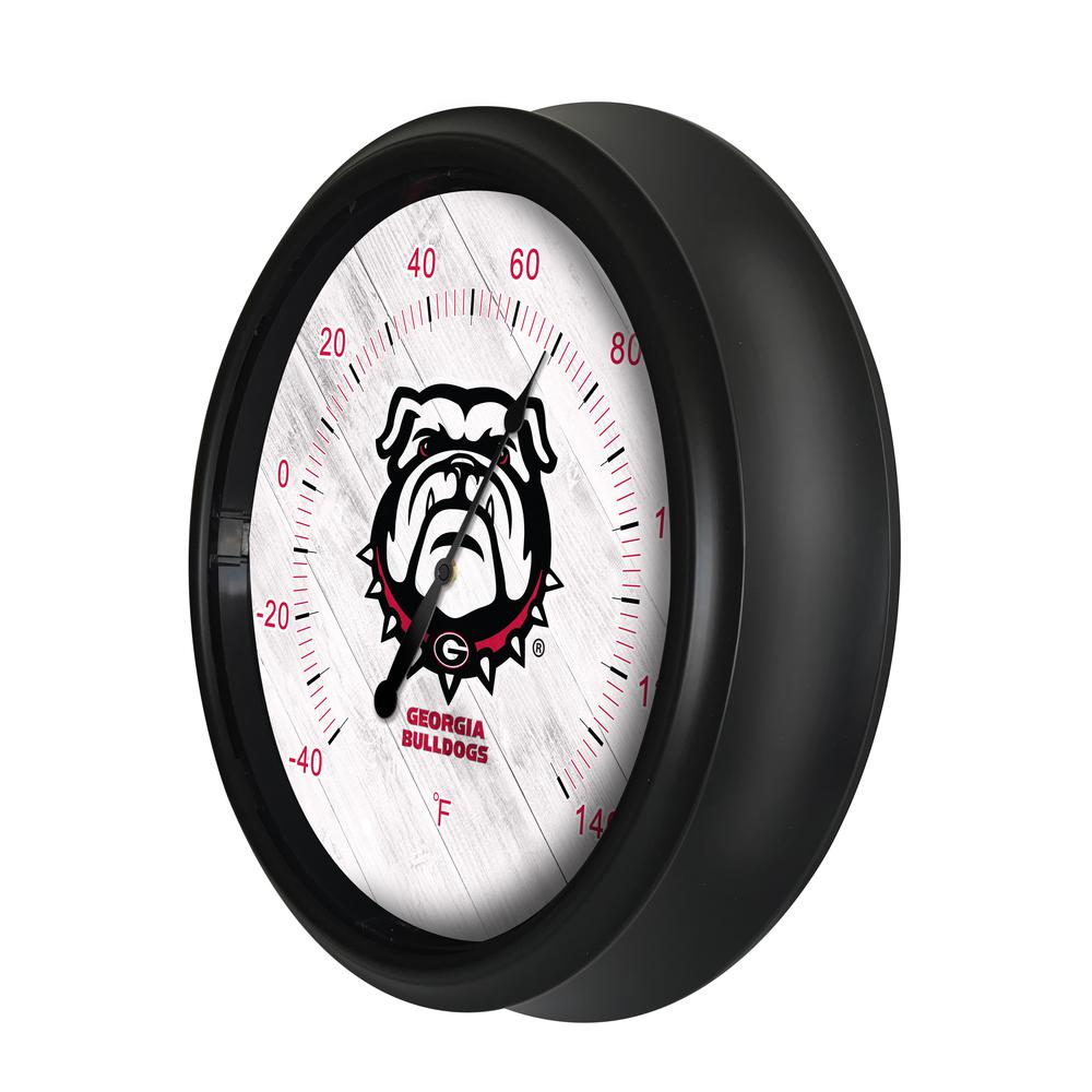 University of Georgia (Bulldog) Indoor/Outdoor LED Thermometer. Picture 2