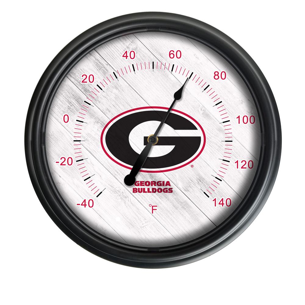 University of Georgia (G) Indoor/Outdoor LED Thermometer. Picture 1