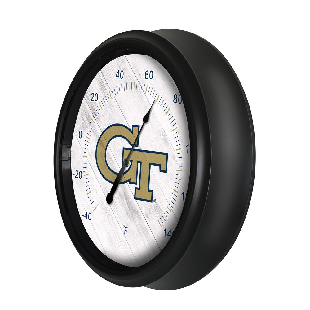 Georgia Tech Indoor/Outdoor LED Thermometer. Picture 2