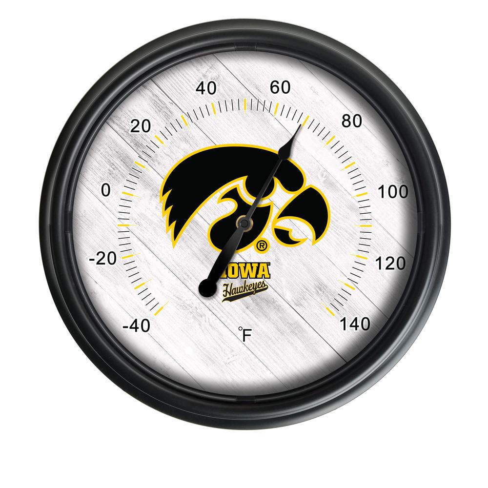 University of Iowa Indoor/Outdoor LED Thermometer. Picture 1