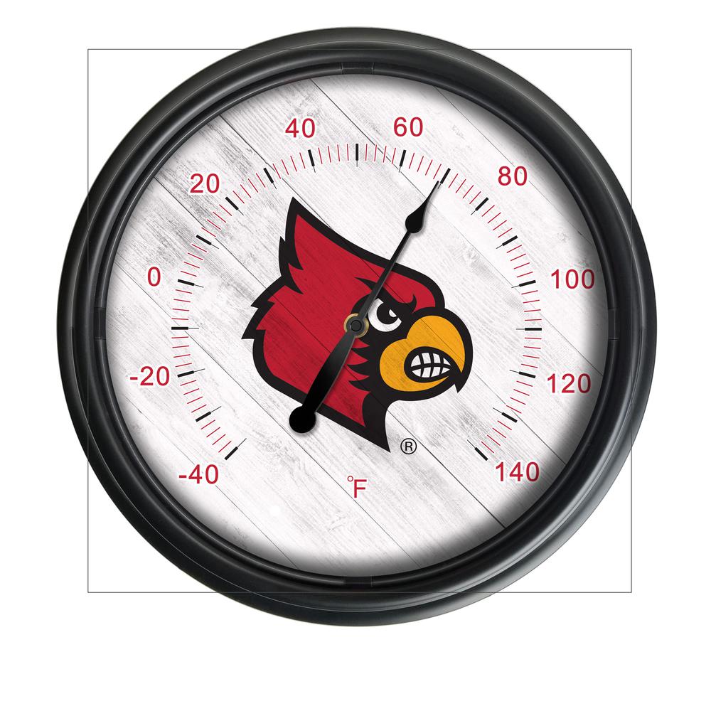University of Louisville Indoor/Outdoor LED Thermometer. Picture 1