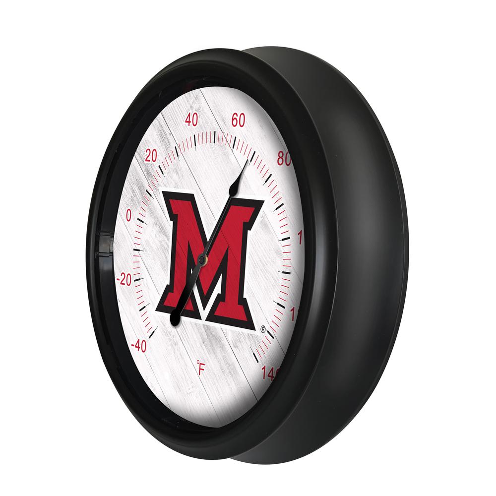 Miami University (OH) Indoor/Outdoor LED Thermometer. Picture 2