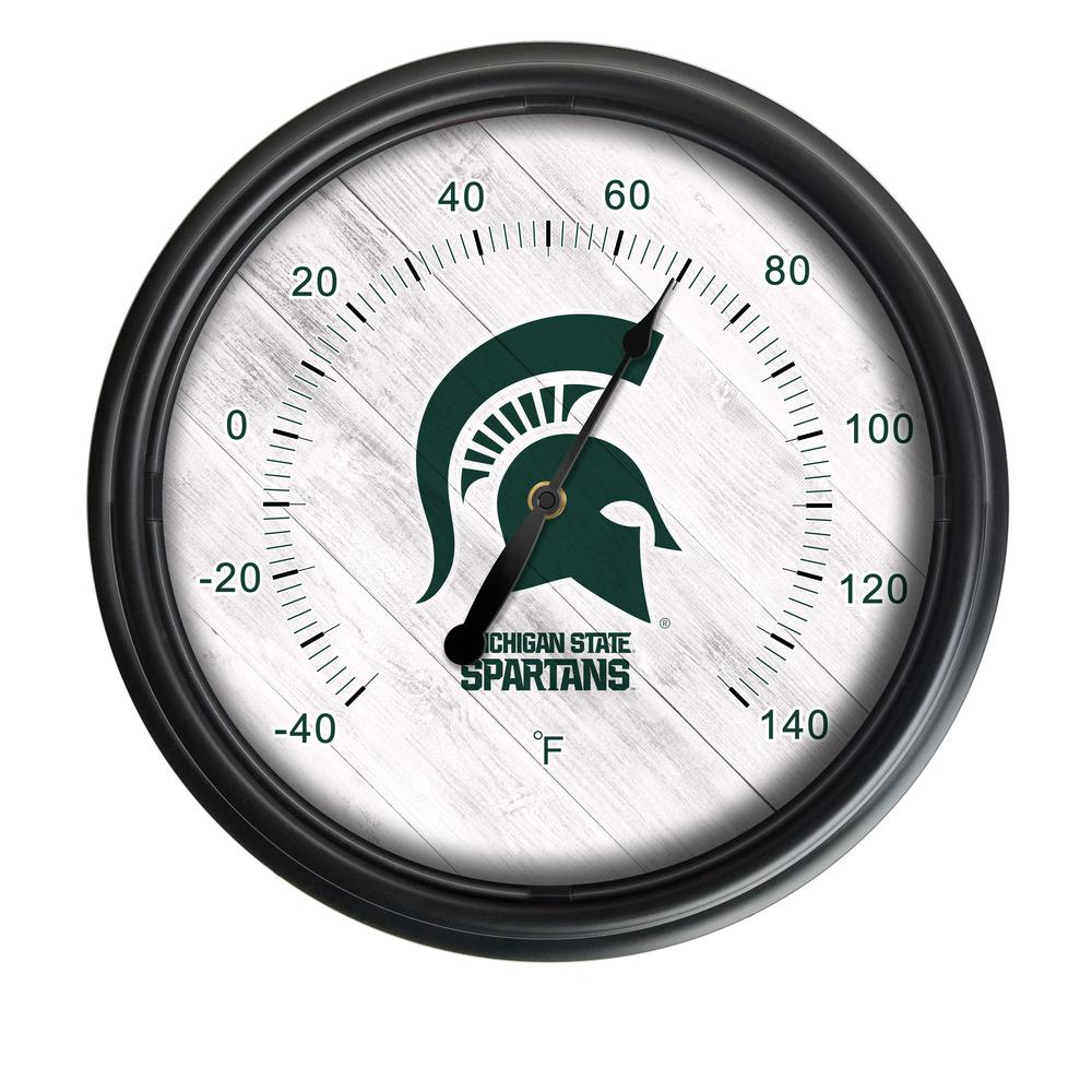 Michigan State University Indoor/Outdoor LED Thermometer. Picture 1