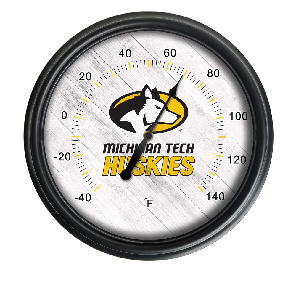 Michigan Tech University Indoor/Outdoor LED Thermometer. Picture 1