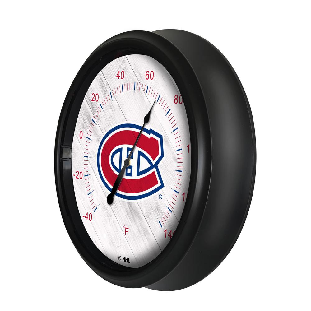 Montreal Canadiens Indoor/Outdoor LED Thermometer. Picture 2