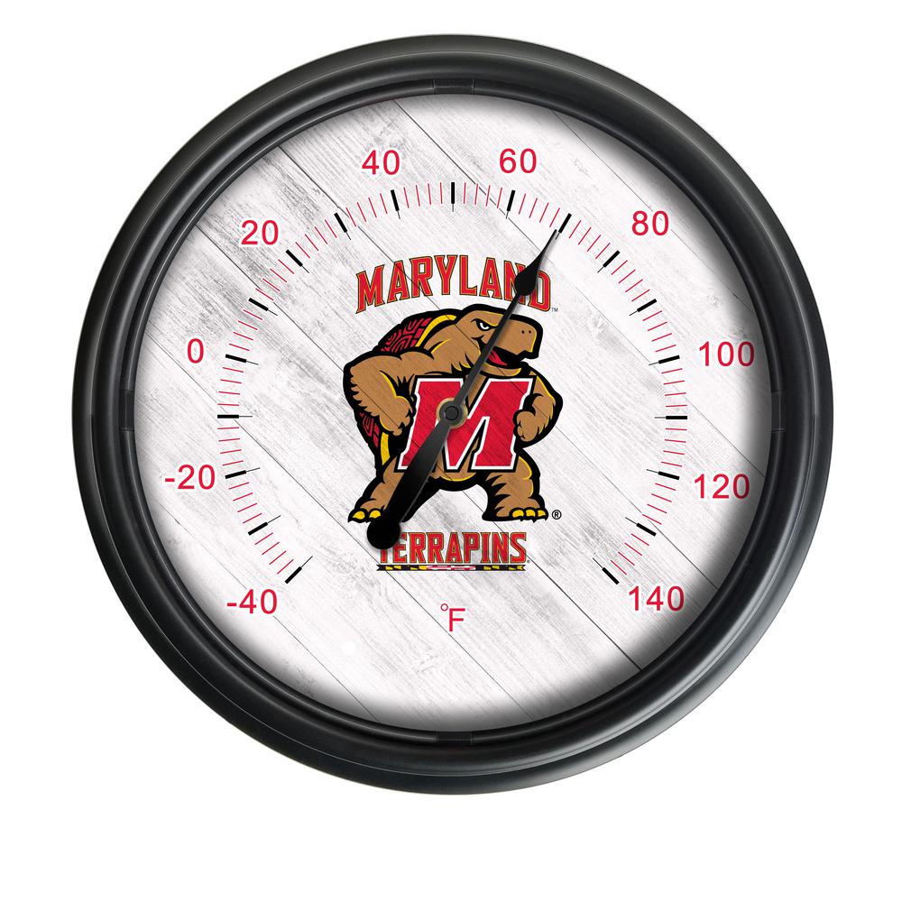 University of Maryland Indoor/Outdoor LED Thermometer. Picture 1