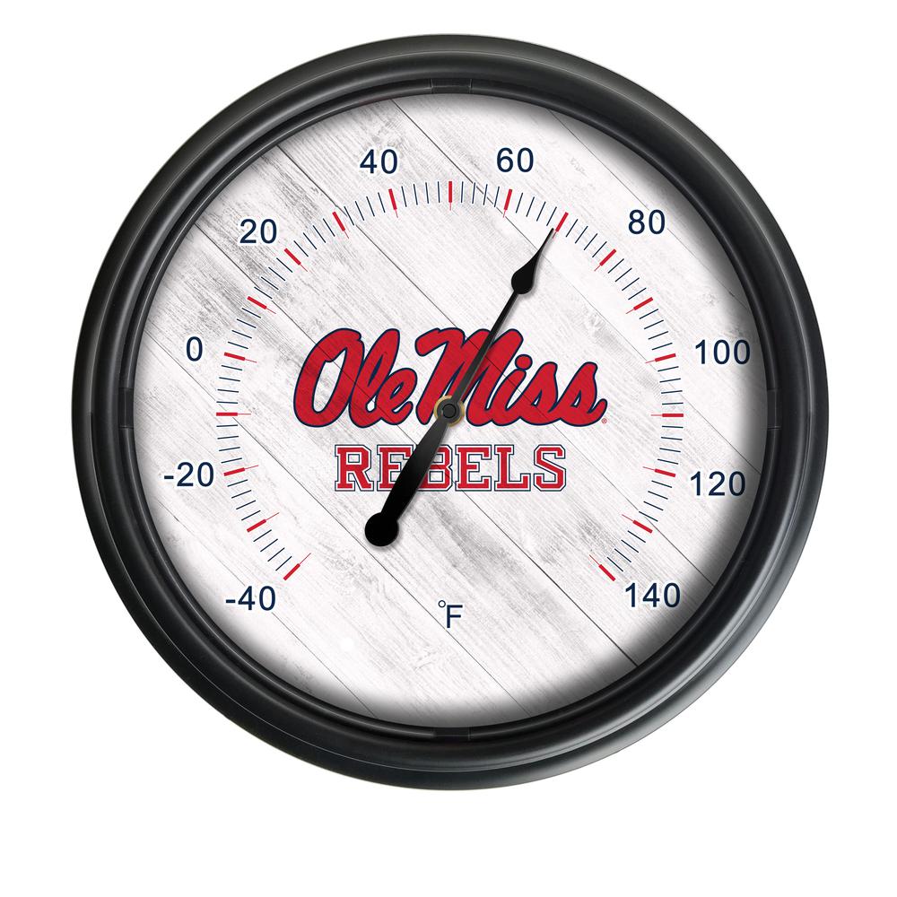 University of Mississippi Indoor/Outdoor LED Thermometer. Picture 1