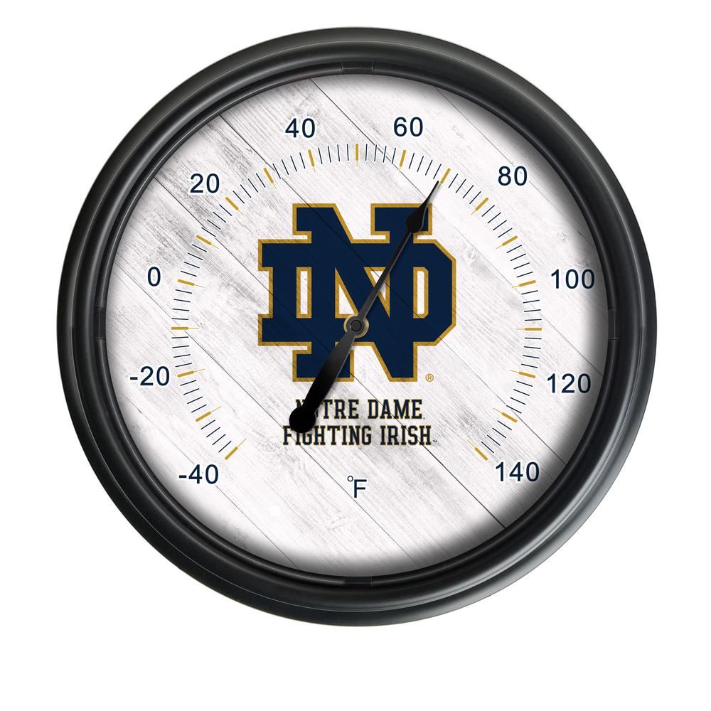 Notre Dame (ND) Indoor/Outdoor LED Thermometer. Picture 1