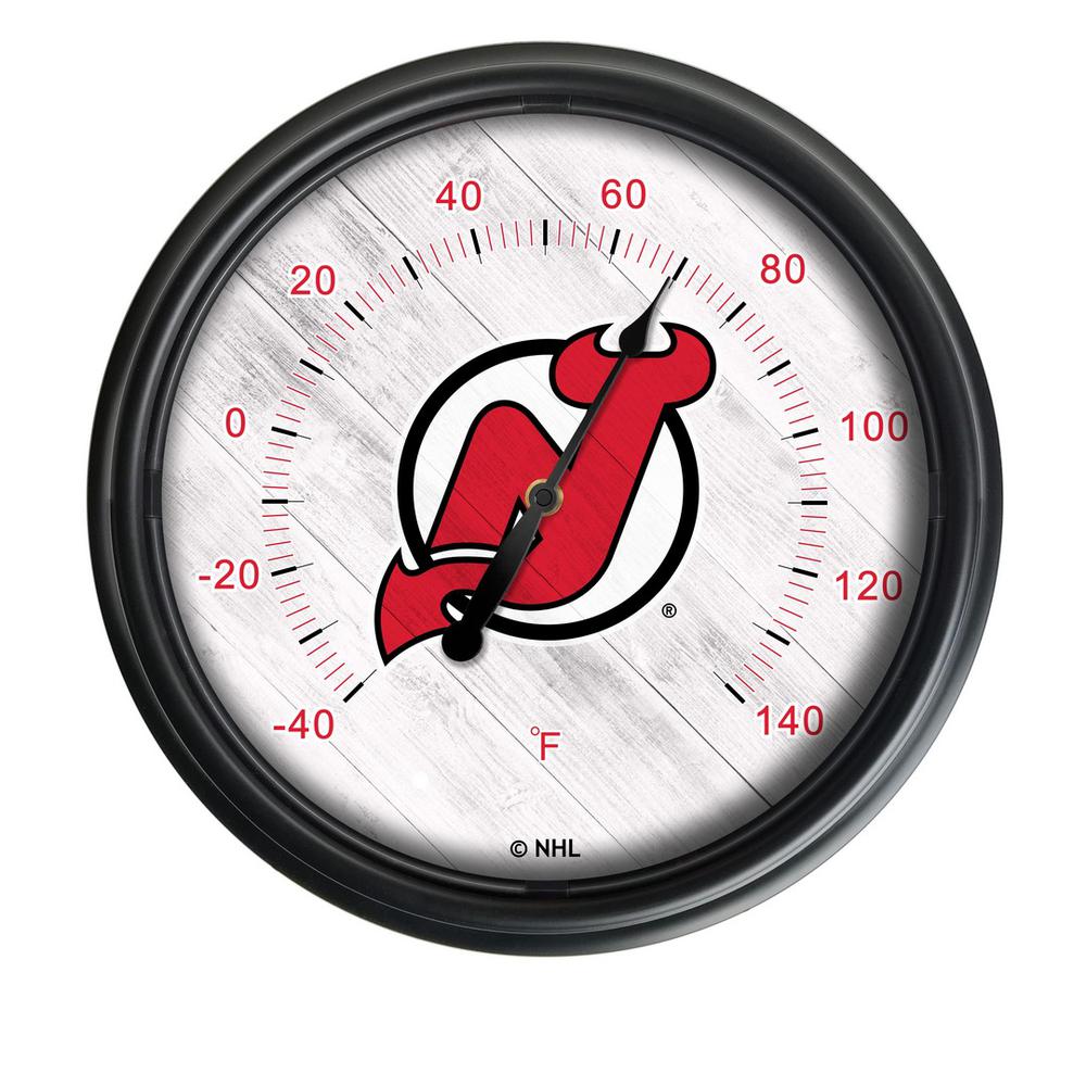 New Jersey Devils Indoor/Outdoor LED Thermometer. Picture 1