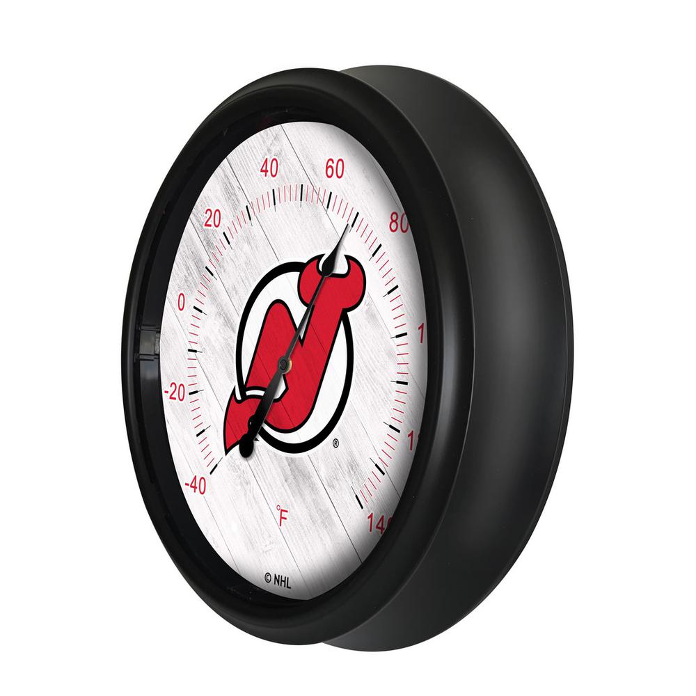 New Jersey Devils Indoor/Outdoor LED Thermometer. Picture 2