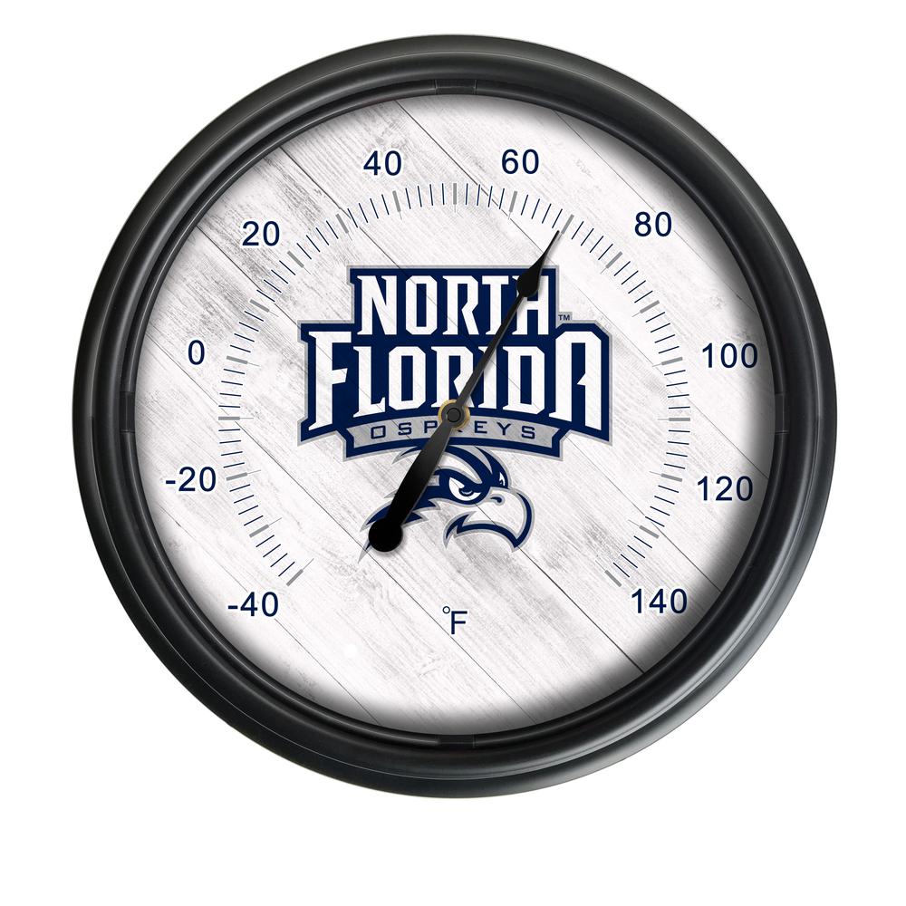 University of North Florida Indoor/Outdoor LED Thermometer. Picture 1