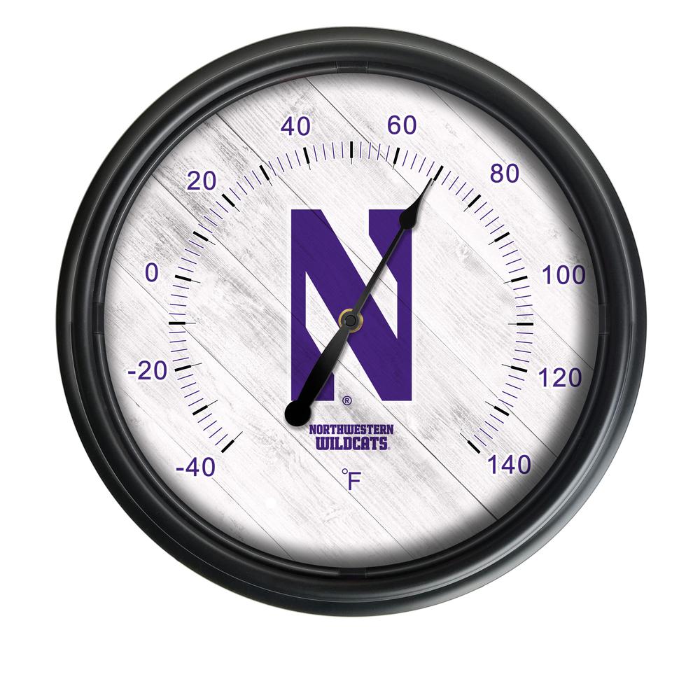 Northwestern University Indoor/Outdoor LED Thermometer. Picture 1