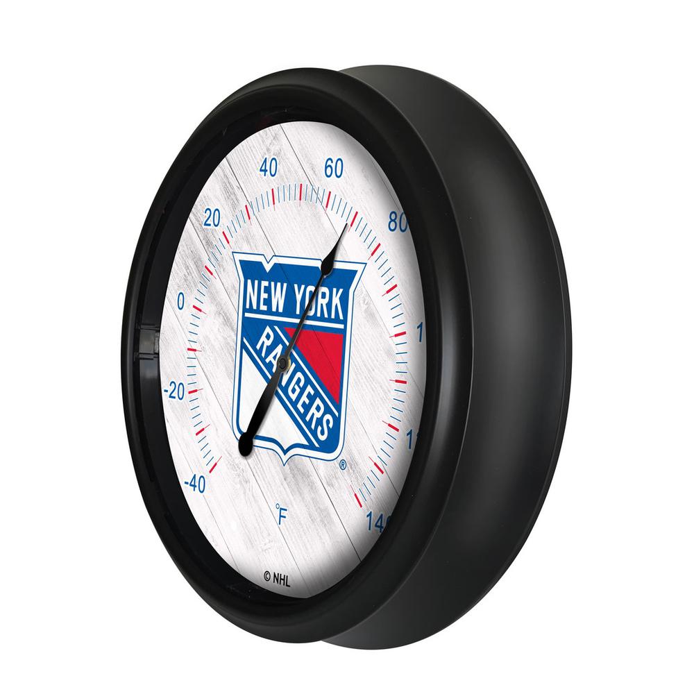 New York Rangers Indoor/Outdoor LED Thermometer. Picture 2