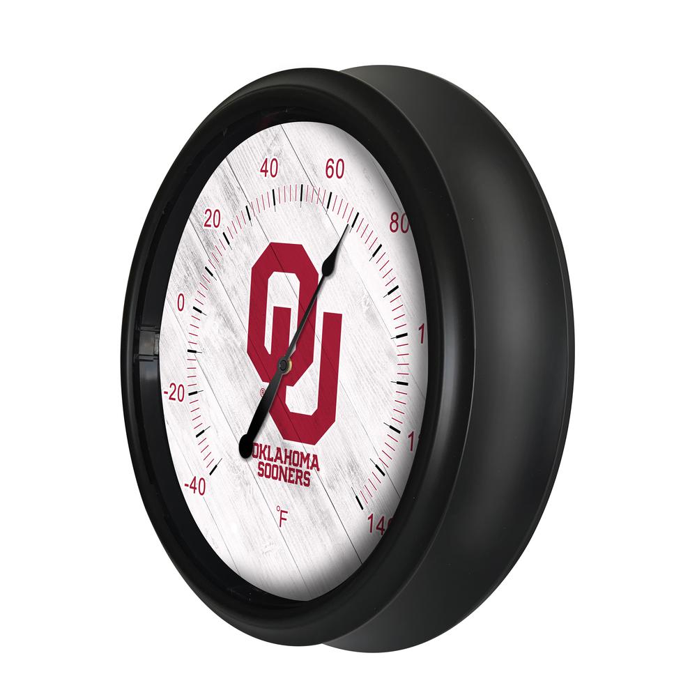 Oklahoma University Indoor/Outdoor LED Thermometer. Picture 2