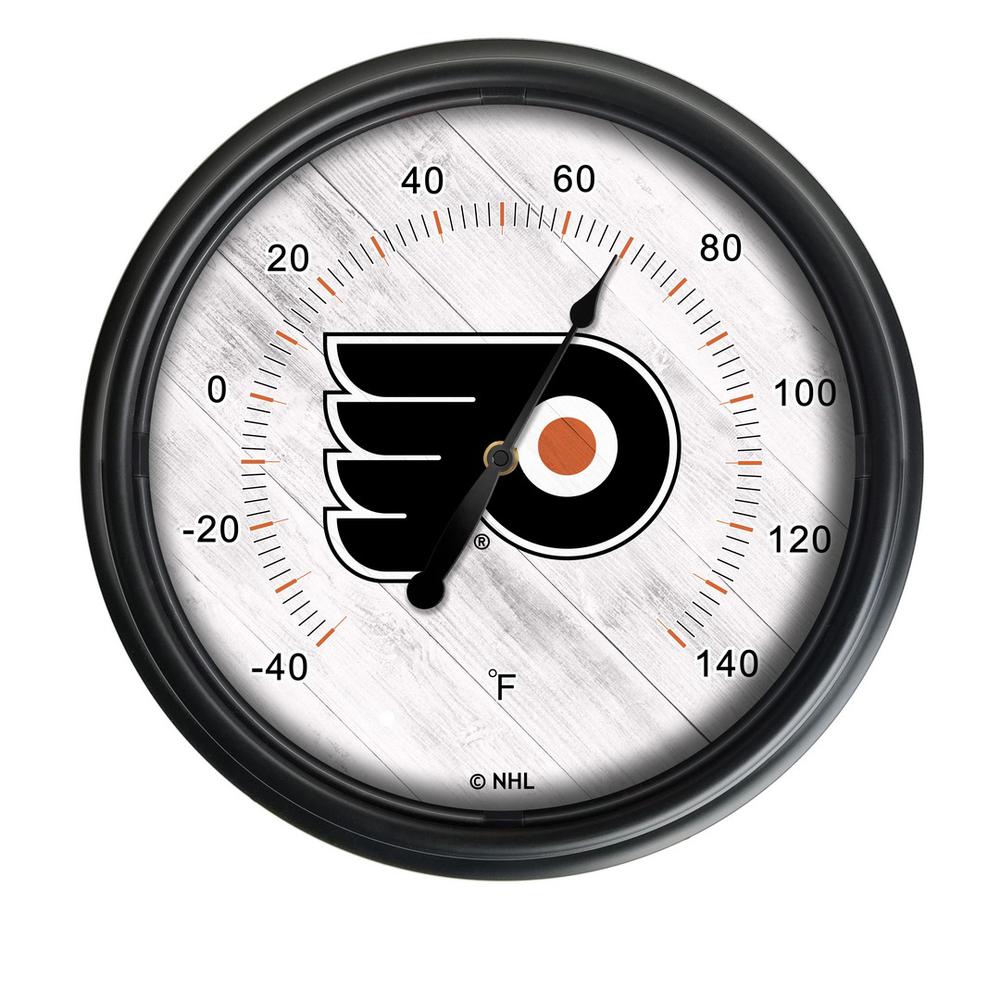 Philadelphia Flyers Indoor/Outdoor LED Thermometer. Picture 1