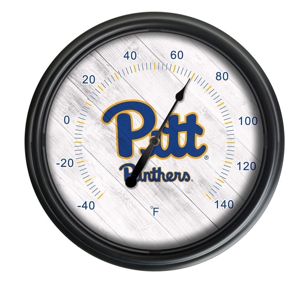 University of Pittsburgh Indoor/Outdoor LED Thermometer. Picture 1