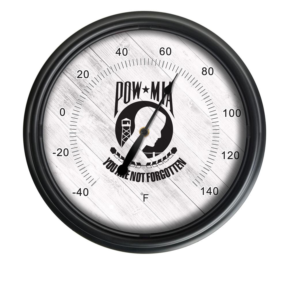 POW/MIA Indoor/Outdoor LED Thermometer. Picture 1