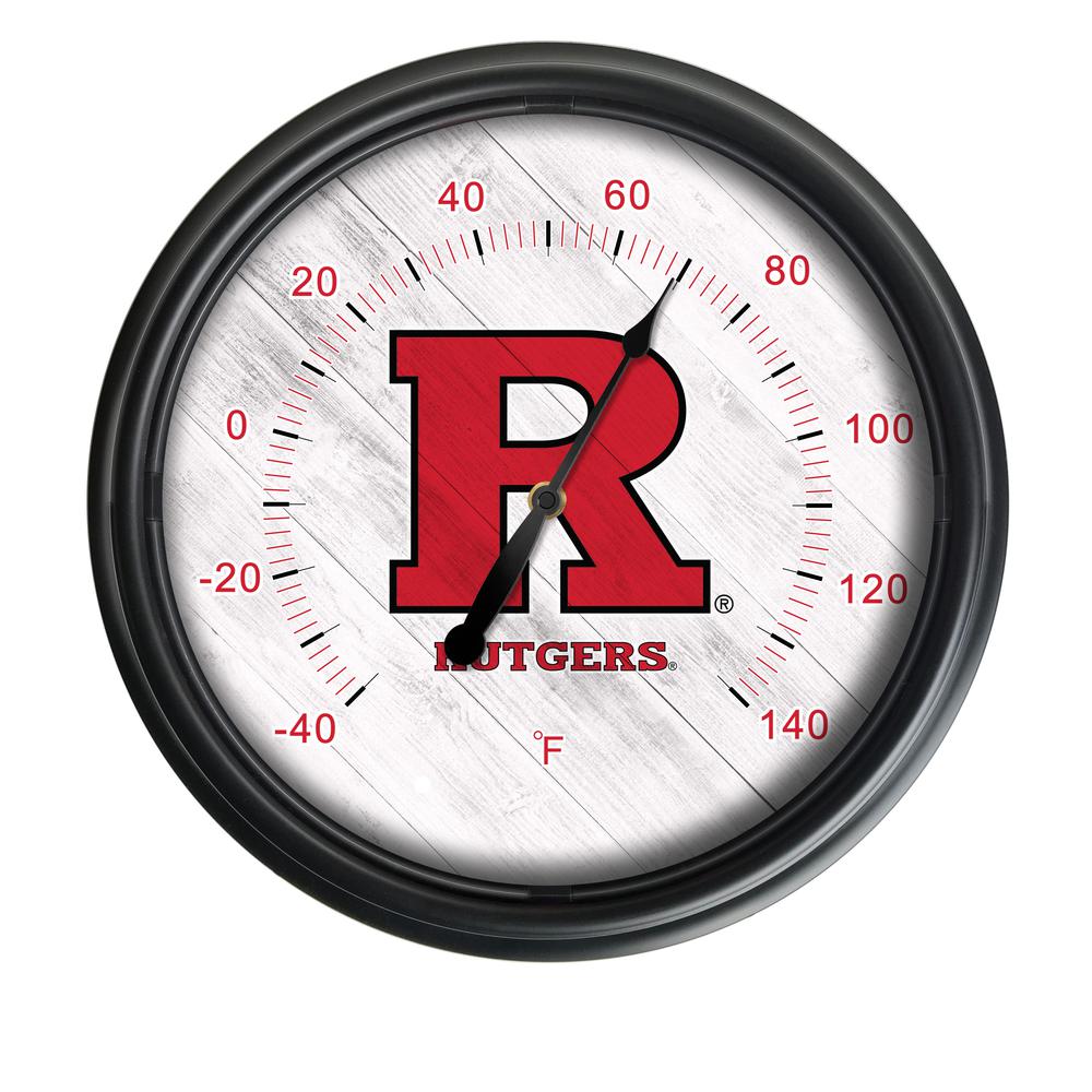 Rutgers Indoor/Outdoor LED Thermometer. Picture 1