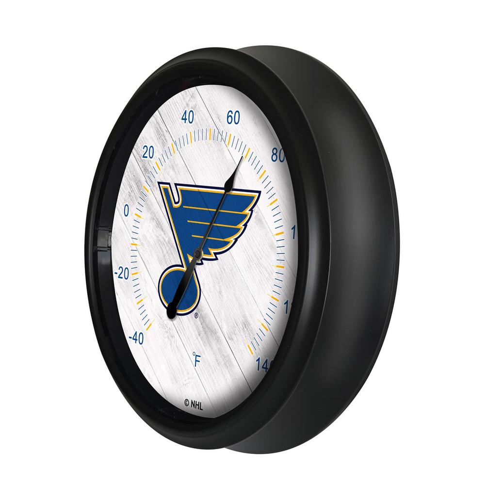St Louis Blues Indoor/Outdoor LED Thermometer. Picture 2