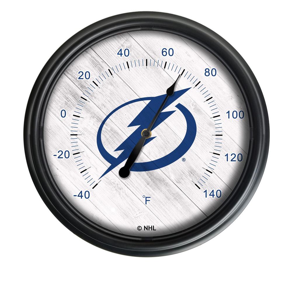 Tampa Bay Lightning Indoor/Outdoor LED Thermometer. Picture 1