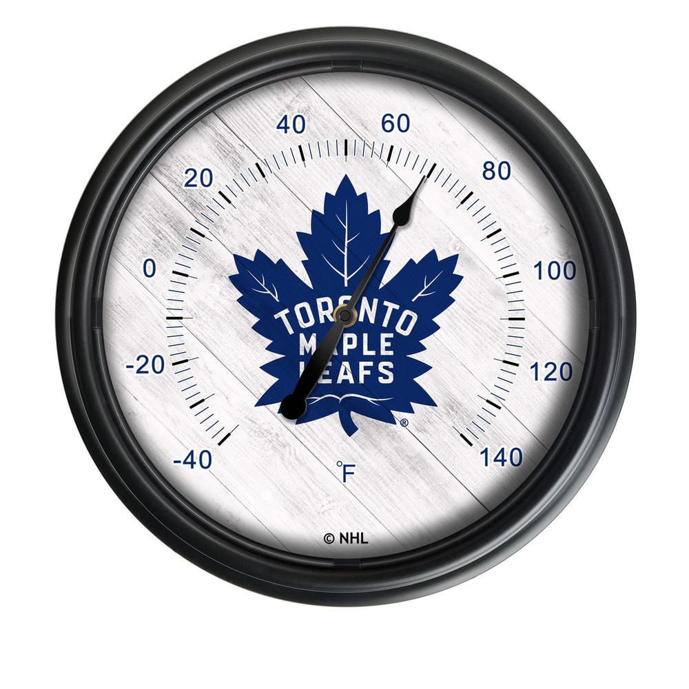 Toronto Maple Leafs Indoor/Outdoor LED Thermometer. Picture 1