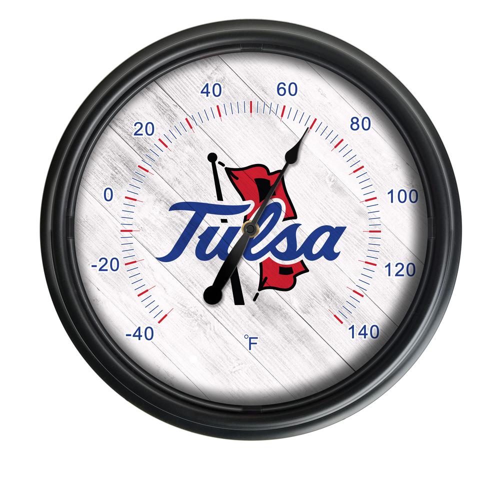 University of Tulsa Indoor/Outdoor LED Thermometer. Picture 1
