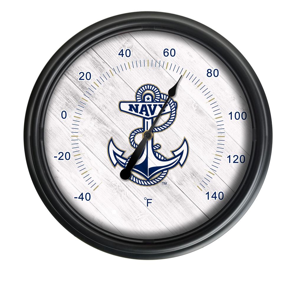 US Naval Academy Indoor/Outdoor LED Thermometer. Picture 1