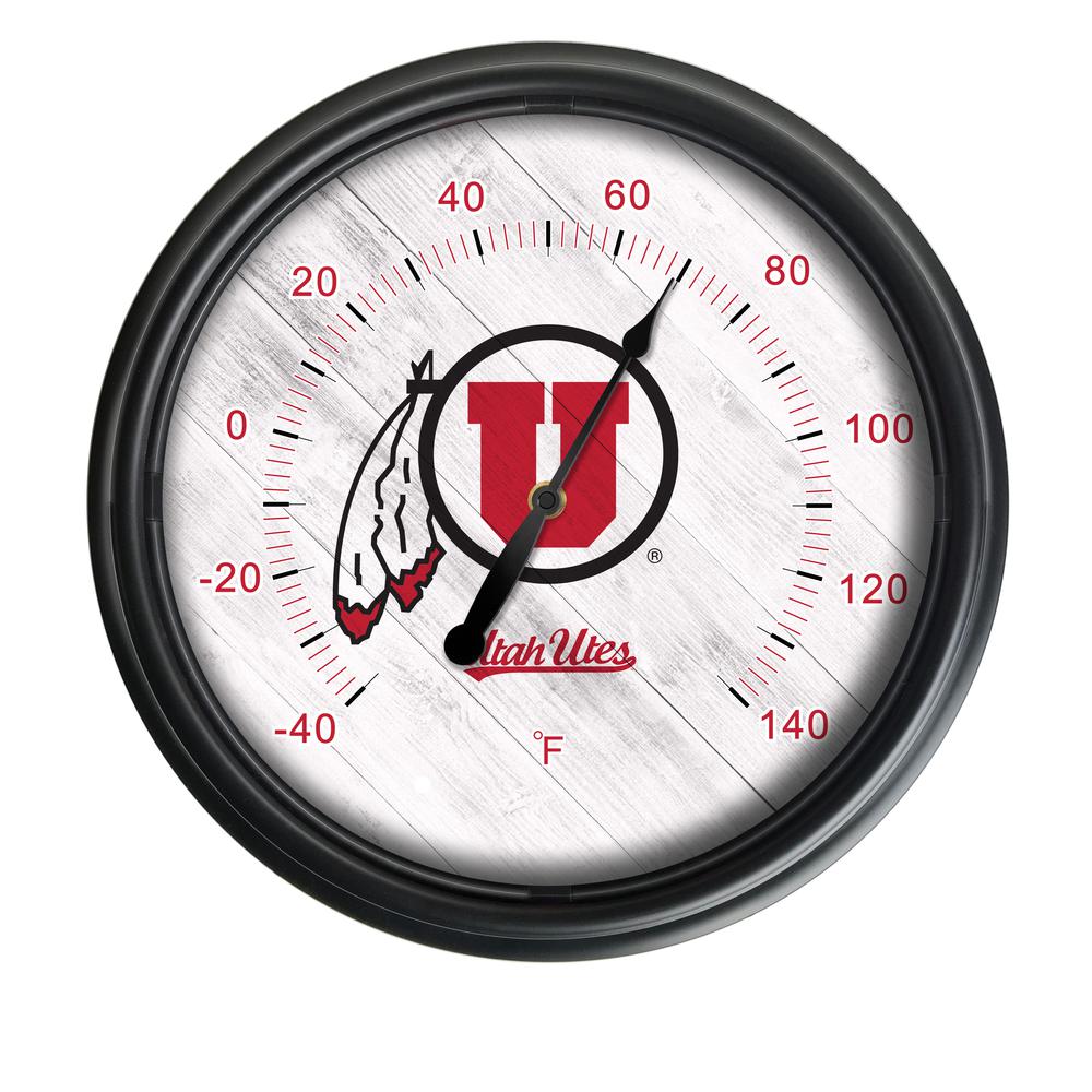 University of Utah Indoor/Outdoor LED Thermometer. Picture 1