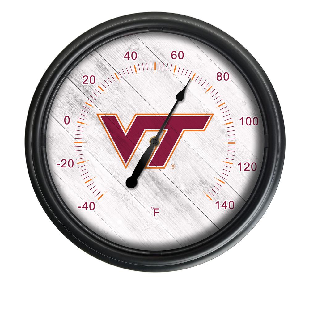 Virginia Tech University Indoor/Outdoor LED Thermometer. Picture 1
