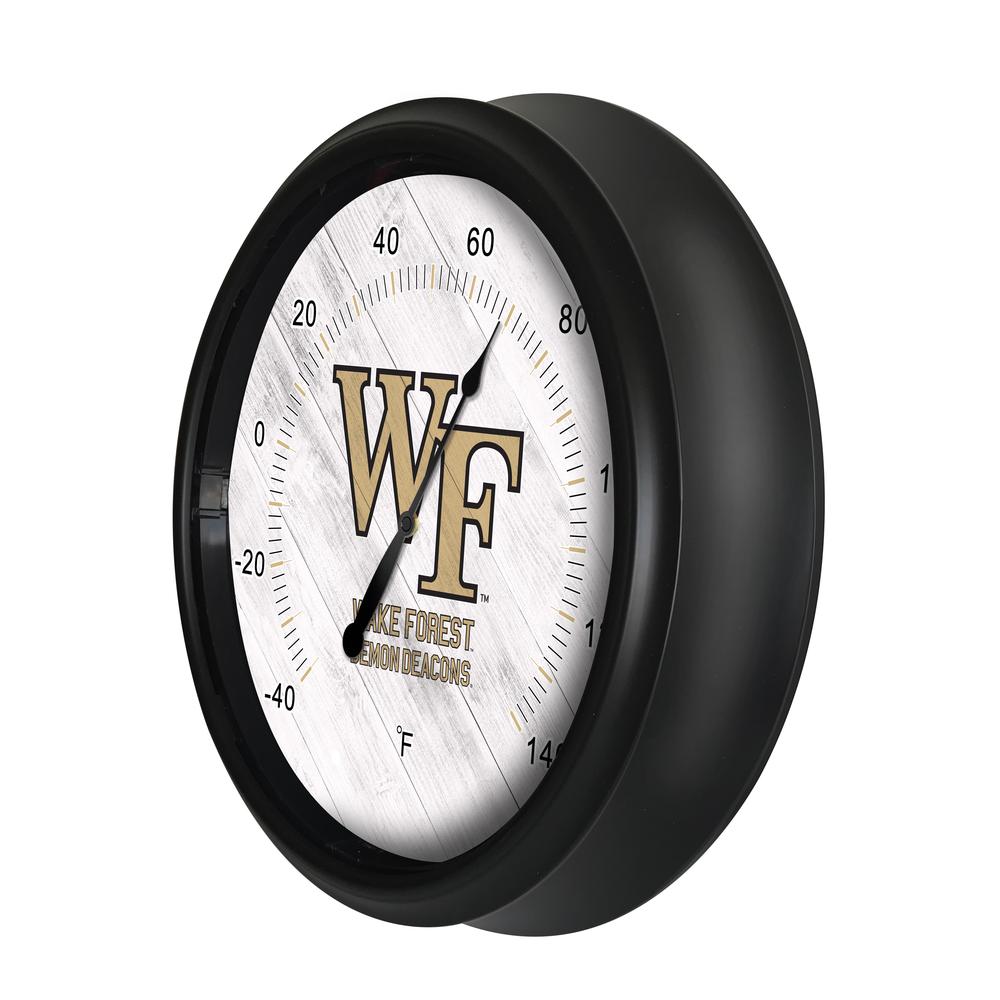 Wake Forest University Indoor/Outdoor LED Thermometer. Picture 2