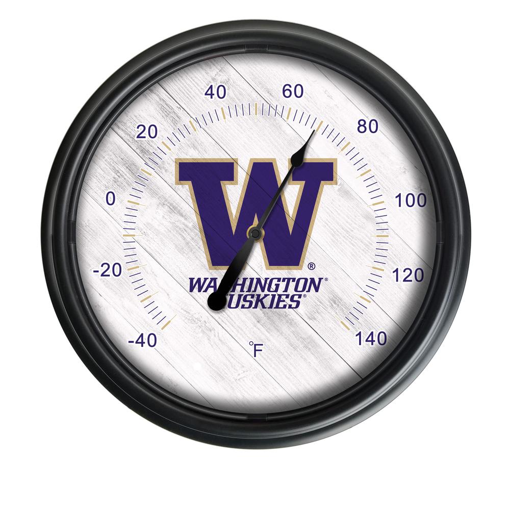 University of Washington Indoor/Outdoor LED Thermometer. Picture 1