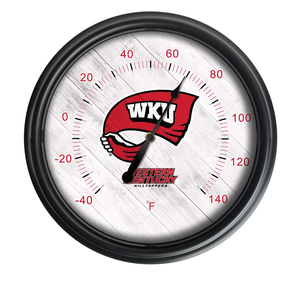 Western Kentucky University Indoor/Outdoor LED Thermometer. Picture 1