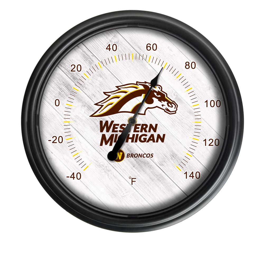 Western Michigan University Indoor/Outdoor LED Thermometer. Picture 1