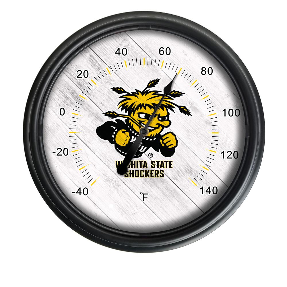 Wichita State University Indoor/Outdoor LED Thermometer. Picture 1