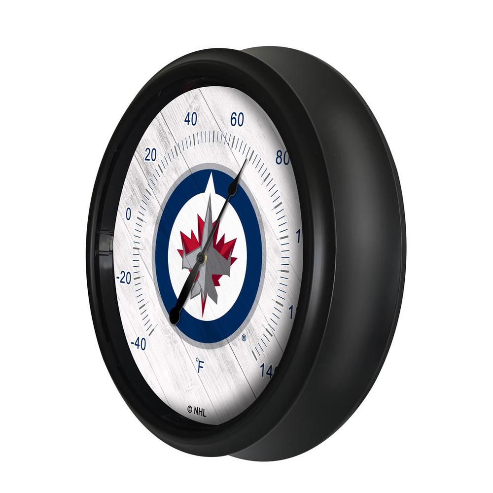 Winnipeg Jets Indoor/Outdoor LED Thermometer. Picture 2