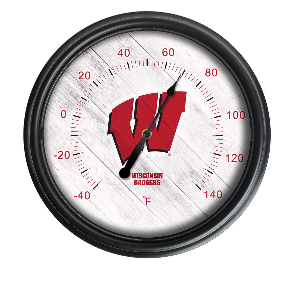 University of Wisconsin (W) Indoor/Outdoor LED Thermometer. Picture 1