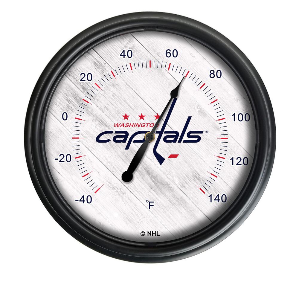 Washington Capitals Indoor/Outdoor LED Thermometer. Picture 1