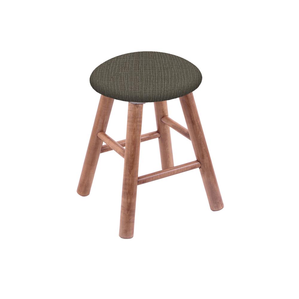 Maple Vanity Stool in Medium Finish with Graph Chalice Seat. Picture 1