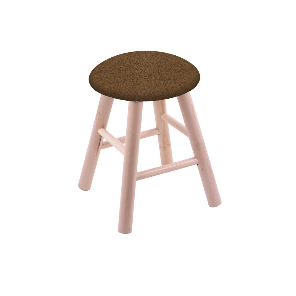 Maple Vanity Stool in Natural Finish with Rein Thatch Seat. Picture 1