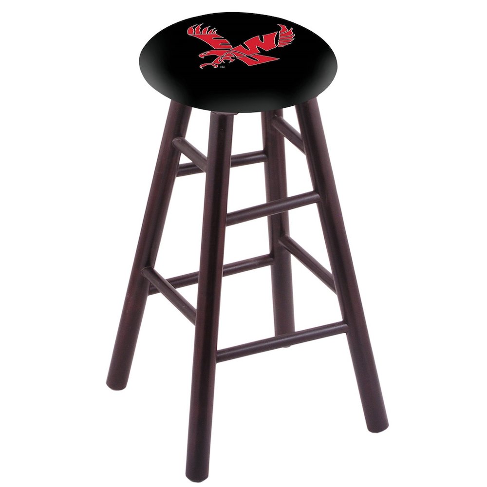 Maple Counter Stool in Dark Cherry Finish with Eastern Washington Seat. Picture 1