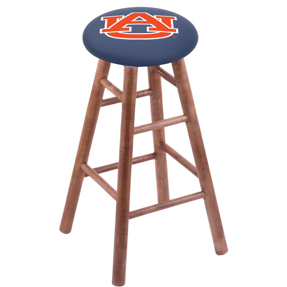 Maple Counter Stool in Medium Finish with Auburn Seat. Picture 1